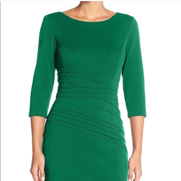 ellen tracy green dress ELLEN TRACY PREOWNED SPANDEX/RAYON SEA GREEN, PINK, WHITE - LARGE – Vintage  Clothing & Fashions main image 0